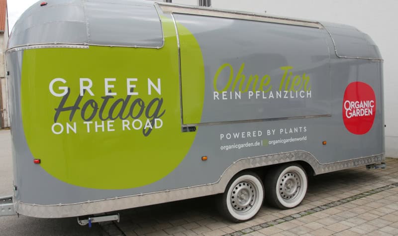 Organic Garden mit eigenem Food Trailer und Green Hotdog