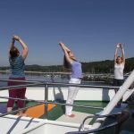 Yoga auf MS Brombachsee