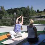 Yoga auf MS Brombachsee