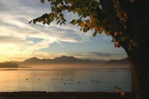 Herbstlicher Chiemsee, Foto Chiemsee-Alpenland Tourismus