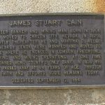 Die James Stuart Cain Gedenktafel in Bodie