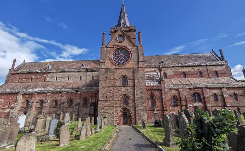 Kirkwall, Orkney Inseln, St. Magnus Cadedrale