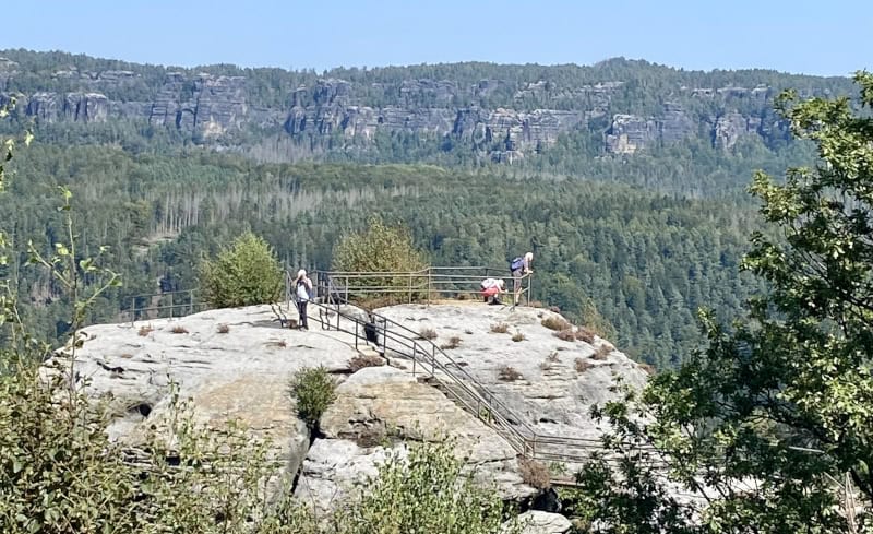 Ausblick vom Gipfel der Kaiserkrone