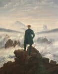 Der Wanderer über dem Nebelmeer von Caspar David Friedrich