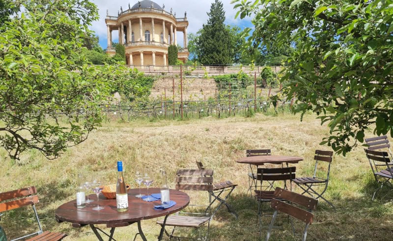 Radtour, Belvedere auf dem Klausberg, Königlicher Weinberg