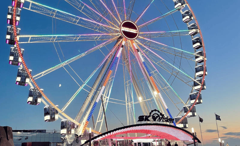 Riesenrad beim Zandvoort Racefestival