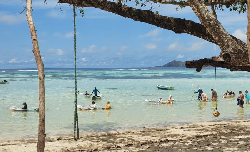 Fahrradausflug auf La Digue, L’Union Estate