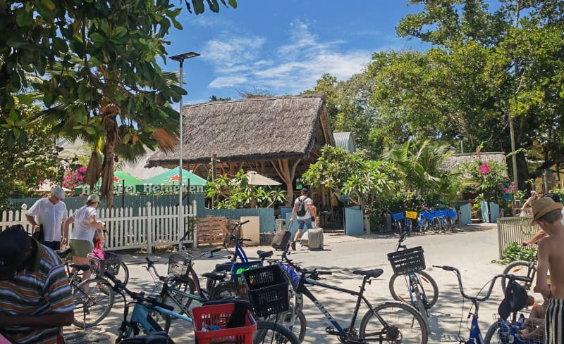 Fahrradausflug auf La Digue