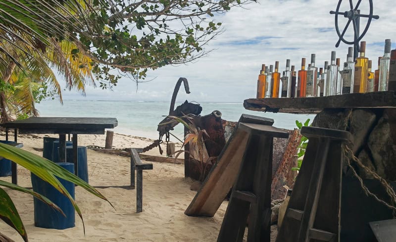 Strandabschnitt der Anse Source d’Argent 