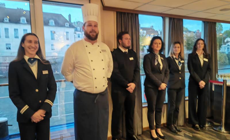 Bijou du Rhone, Sektempfang