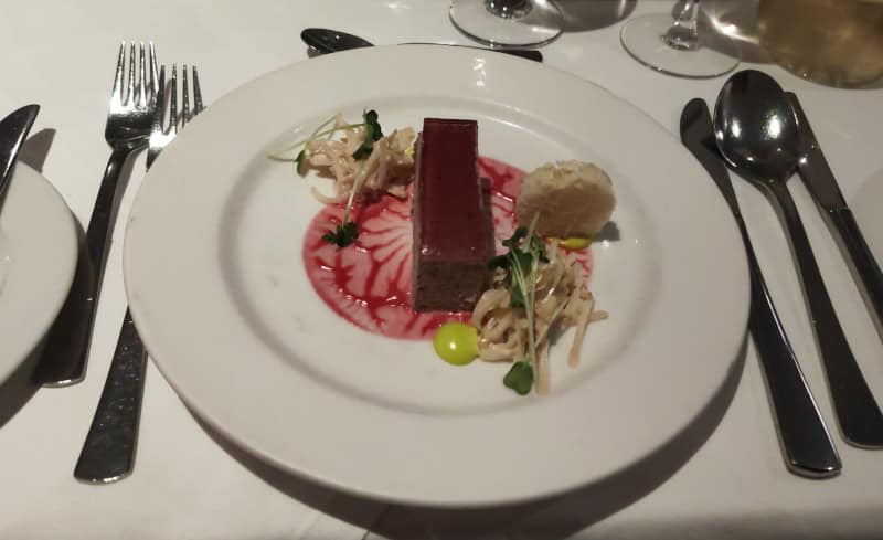 Bijou du Rhone, Gala-Dinner, Hähnchenlebermousse