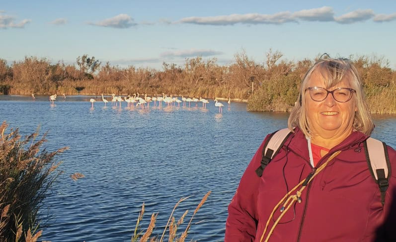 Traumhaft schöne Flusskreuzfahrt mit der Bijou du Rhône auf Saône und Rhône (Teil 2) 149 Vogelpark Pont du Gau