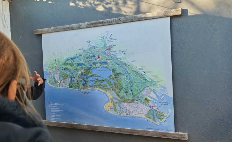 Traumhaft schöne Flusskreuzfahrt mit der Bijou du Rhône auf Saône und Rhône (Teil 2) 142 Vogelpark Pont du Gau