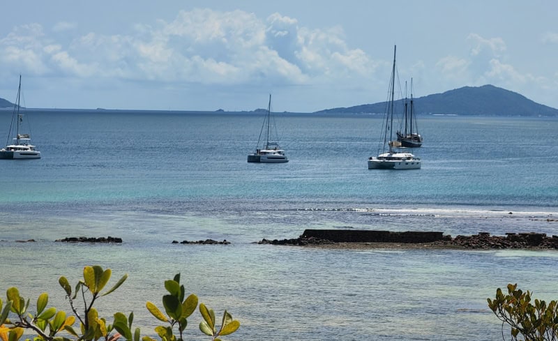 Sea Pearl vor Curieuse 