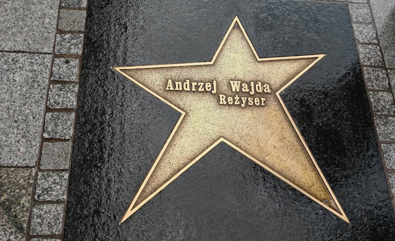 Piotrkowska-Straße, Wark of Fame, Andrzej Wajda