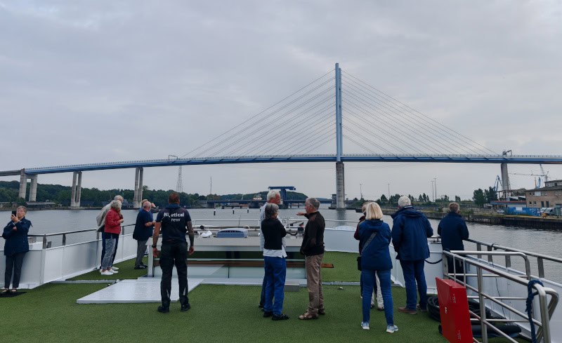 Ausfahrt aus Stralsund 