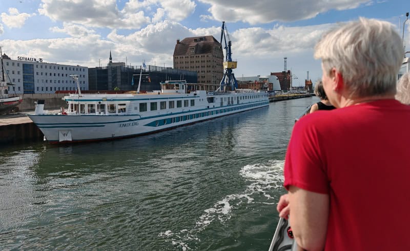Ausfahrt aus Stralsund 