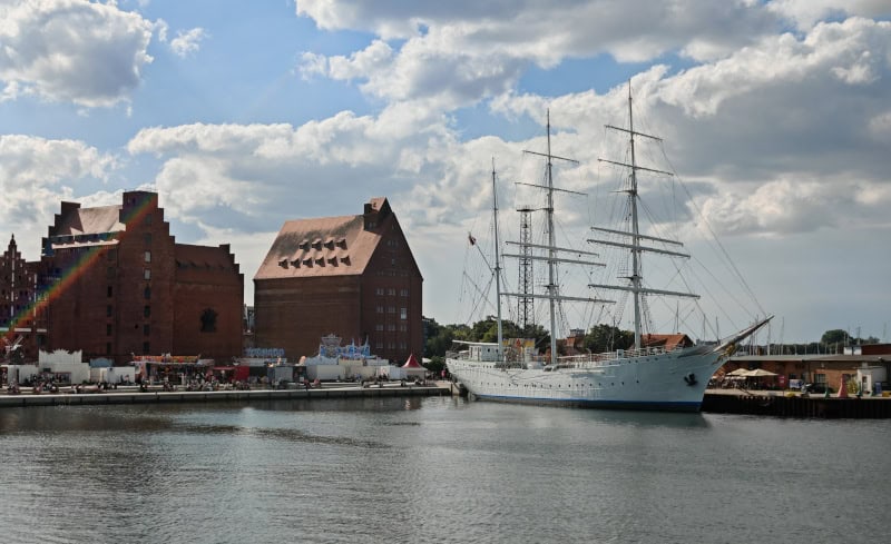 Ausfahrt aus Stralsund 