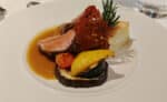 MS Sans Souci 15 Gala Dinner Rinderfilet mit gegrillten Gemuese